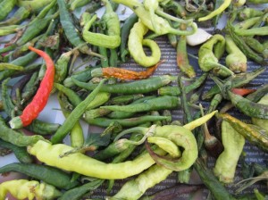 Making dried vegetables